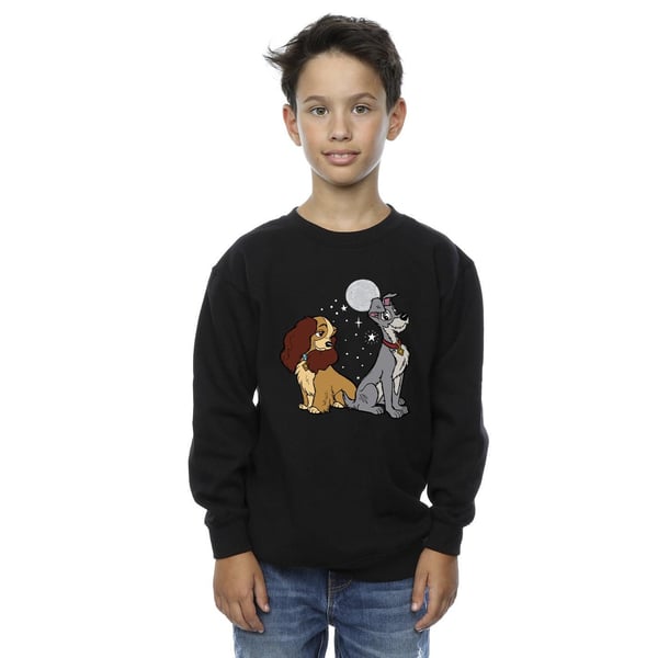 Disney Boys Lady And The Tramp Moon Sweatshirt