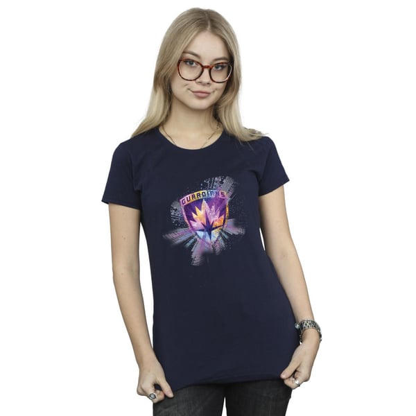 Marvel Womens/Ladies Guardians Of The Galaxy Abstract Star Lord Cotton T-Shirt