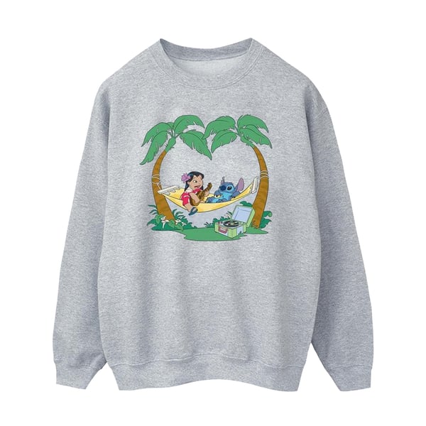 Disney Womens/Ladies Lilo And Stitch Play Some Music Sweatshirt