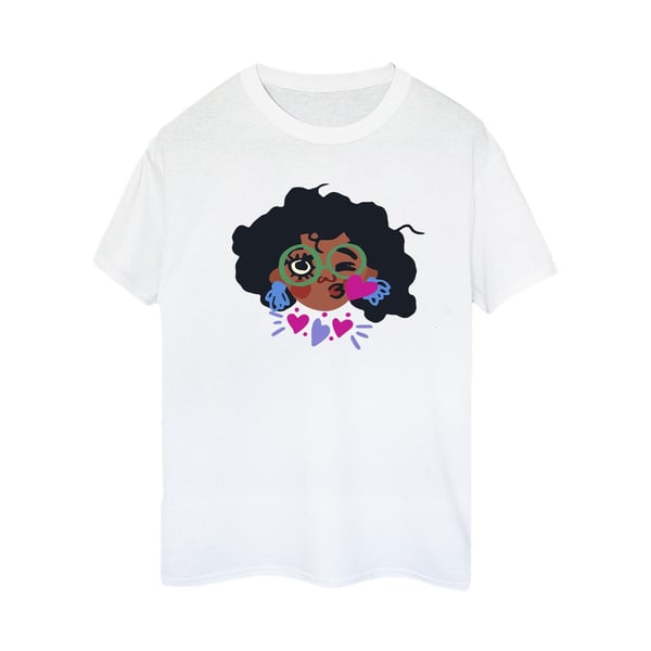 Disney Womens/Ladies Encanto Mirabel Kiss Cotton Boyfriend T-Shirt
