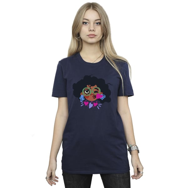 Disney Womens/Ladies Encanto Mirabel Kiss Cotton Boyfriend T-Shirt