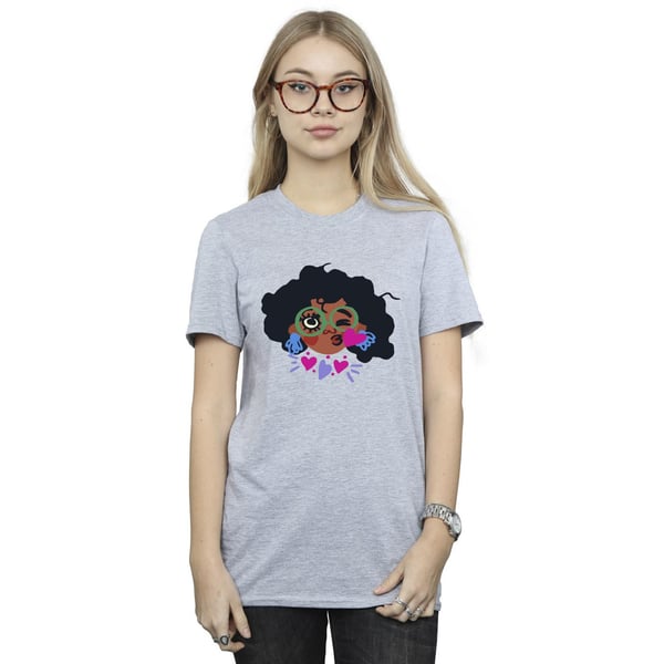 Disney Womens/Ladies Encanto Mirabel Kiss Cotton Boyfriend T-Shirt