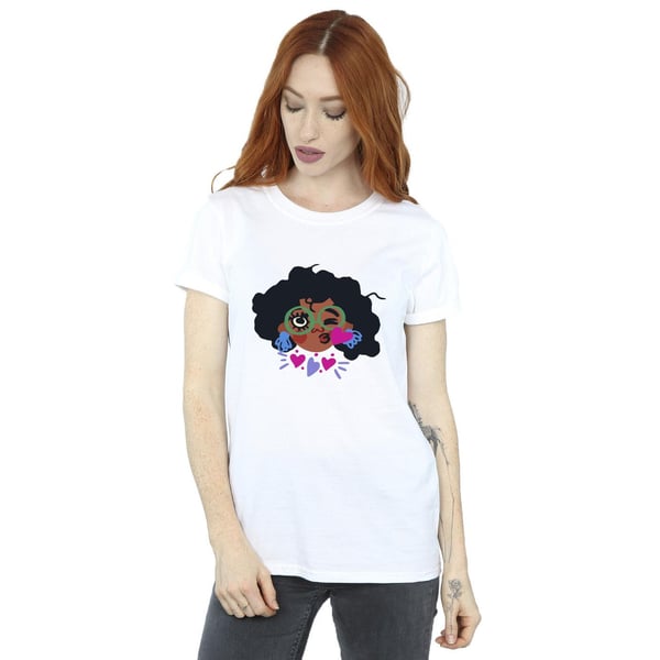 Disney Womens/Ladies Encanto Mirabel Kiss Cotton Boyfriend T-Shirt