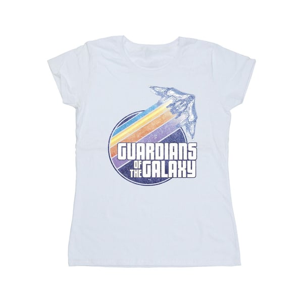 Guardians Of The Galaxy Womens/Ladies Badge Rocket Cotton T-Shirt