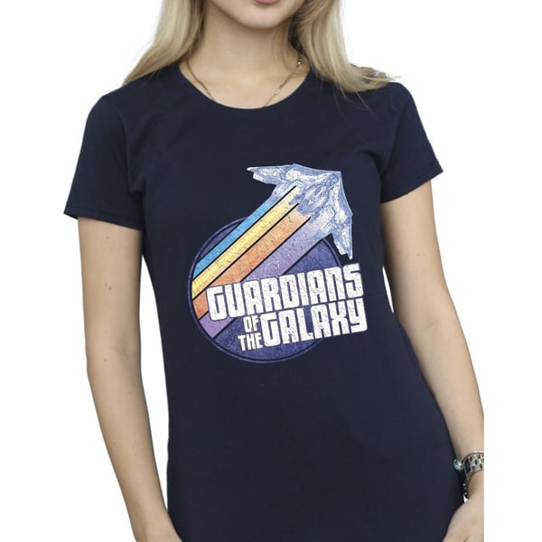 Guardians Of The Galaxy Womens/Ladies Badge Rocket Cotton T-Shirt