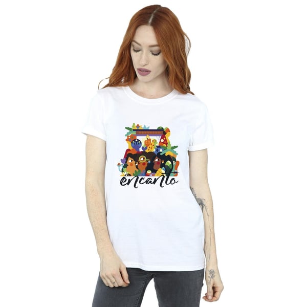 Disney Womens/Ladies Encanto Sisters Cotton Boyfriend T-Shirt