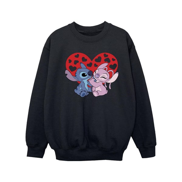 Disney Girls Lilo & Stitch Hearts Sweatshirt
