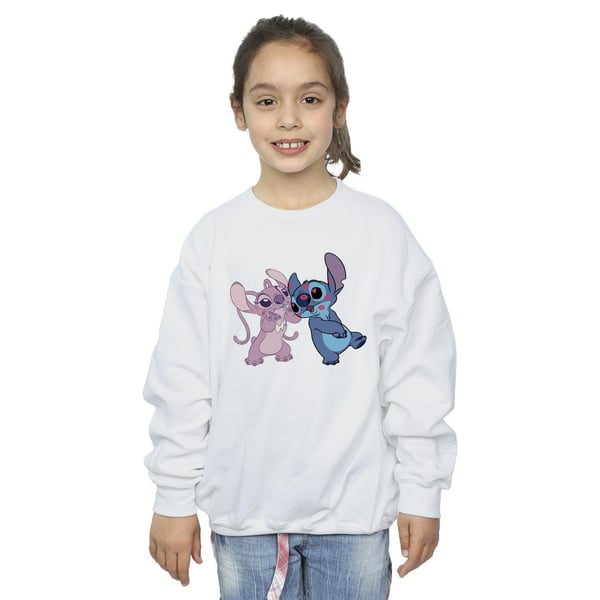 Disney Girls Lilo & Stitch Kisses Sweatshirt