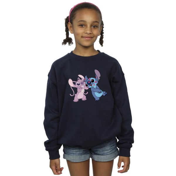 Disney Girls Lilo & Stitch Kisses Sweatshirt