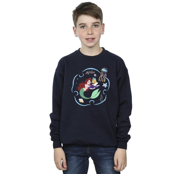 Disney Boys The Little Mermaid Reading A Book Sweatshirt