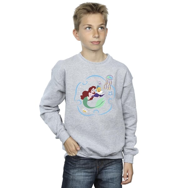 Disney Boys The Little Mermaid Reading A Book Sweatshirt