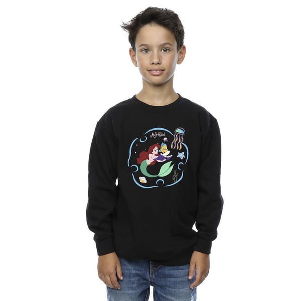 Disney Boys The Little Mermaid Reading A Book Sweatshirt