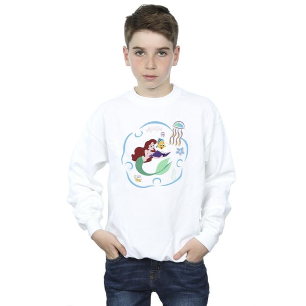 Disney Boys The Little Mermaid Reading A Book Sweatshirt