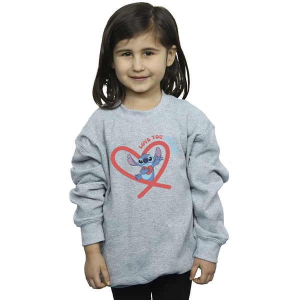 Disney Girls Lilo & Stitch Love You Mum Sweatshirt