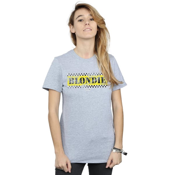 Blondie Naisten Taxi 74 Puuvillainen Boyfriend T-paita