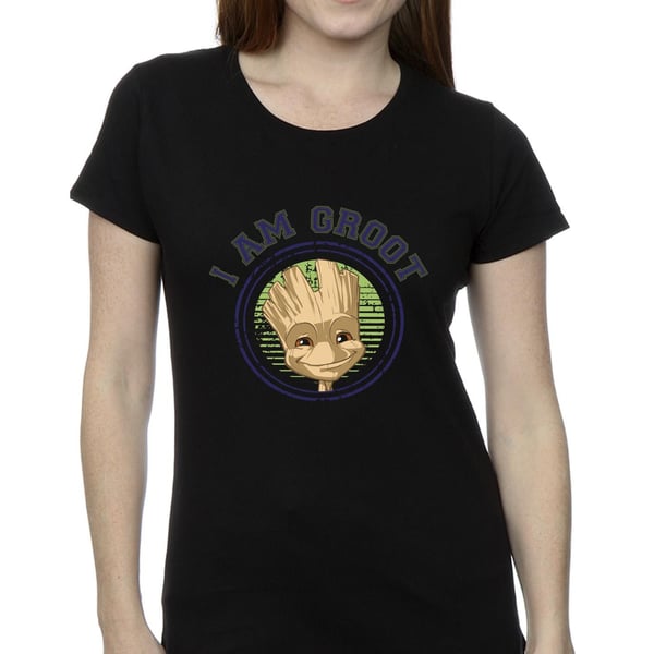Guardians Of The Galaxy Womens/Ladies Groot Varsity Cotton T-Shirt