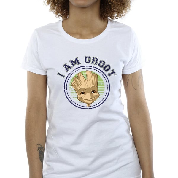 Guardians Of The Galaxy Womens/Ladies Groot Varsity Cotton T-Shirt