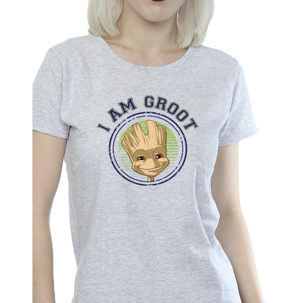 Guardians Of The Galaxy Womens/Ladies Groot Varsity Cotton T-Shirt