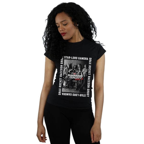 Marvel Womens/Ladies Guardians Of The Galaxy Framed Poster Cotton T-Shirt