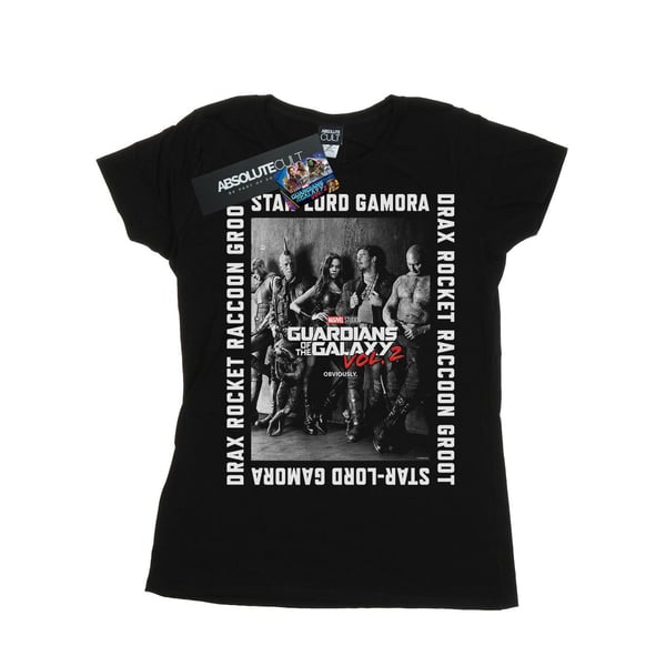 Marvel Womens/Ladies Guardians Of The Galaxy Framed Poster Cotton T-Shirt