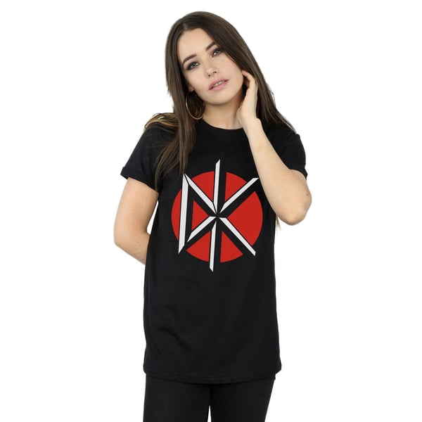 Dead Kennedys Womens/Ladies Classic Logo Cotton Boyfriend T-Shirt