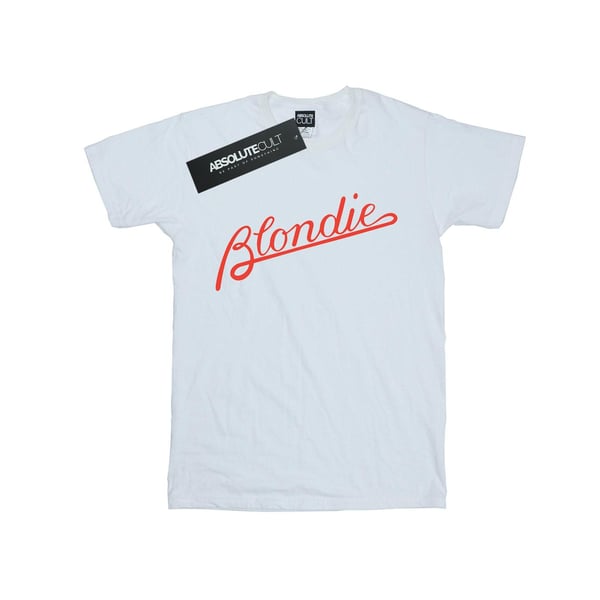 Blondie Womens/Ladies Lines Logo Cotton Boyfriend T-Shirt
