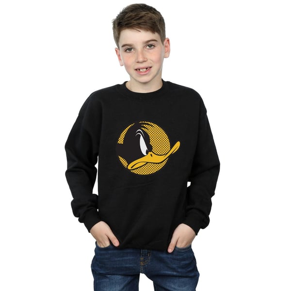 Looney Tunes Boys Daffy Duck Dotted Profile Sweatshirt