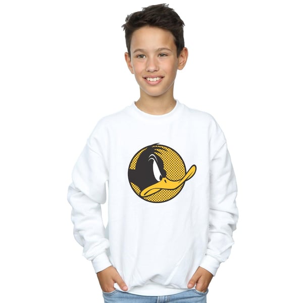 Looney Tunes Boys Daffy Duck Dotted Profile Sweatshirt