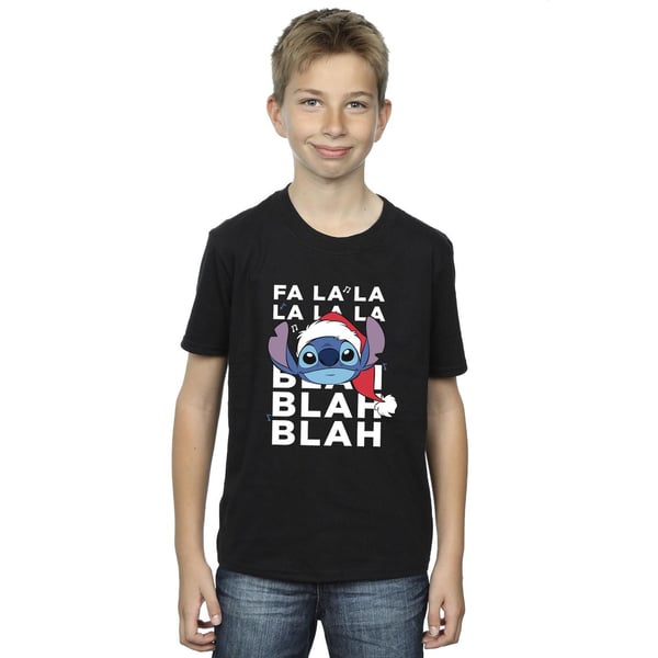 Disney Boys Lilo And Stitch Christmas Blah Blah Blah T-Shirt