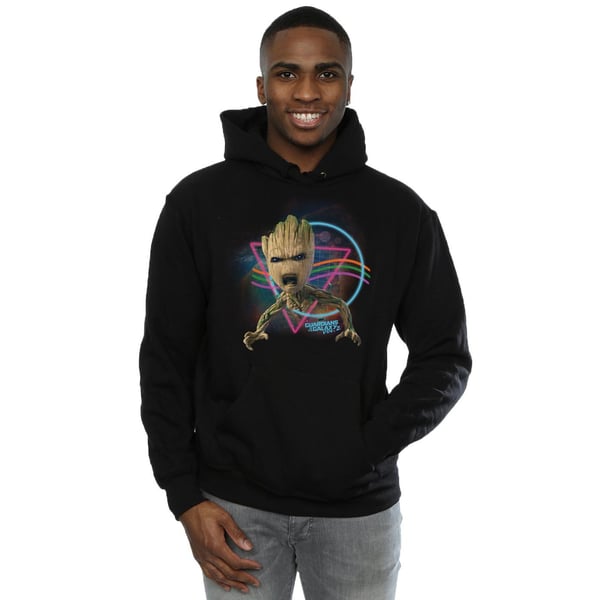 Marvel Mens Guardians Of The Galaxy Neon Groot Hoodie