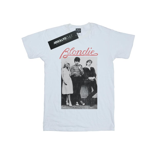 Blondie Dam/Dam Distressed Band Bomull Boyfriend T-shirt