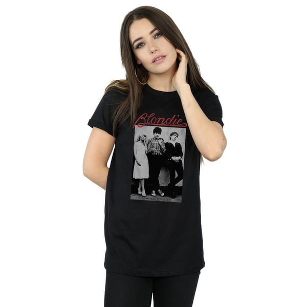 Blondie Womens/Ladies Distressed Band Cotton Boyfriend T-Shirt