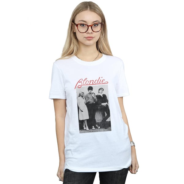 Blondie Womens/Ladies Distressed Band Cotton Boyfriend T-Shirt