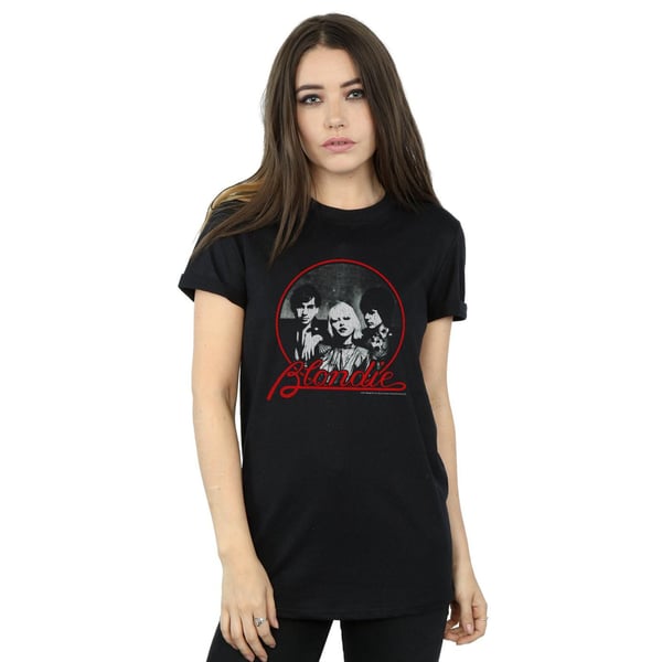 Blondie Womens/Ladies Distressed Circle Cotton Boyfriend T-Shirt