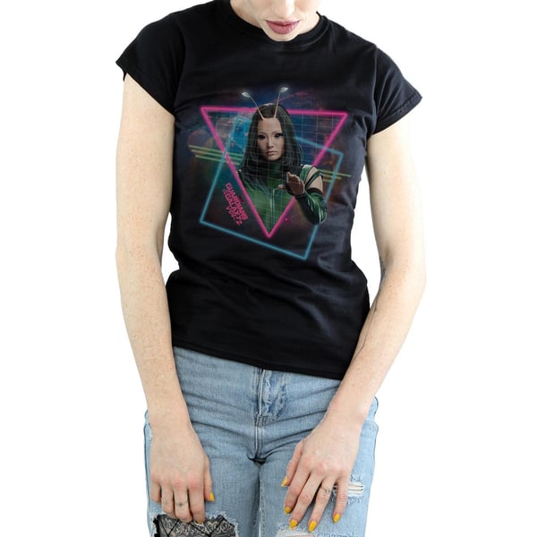 Marvel Womens/Ladies Guardians Of The Galaxy Neon Mantis Cotton T-Shirt