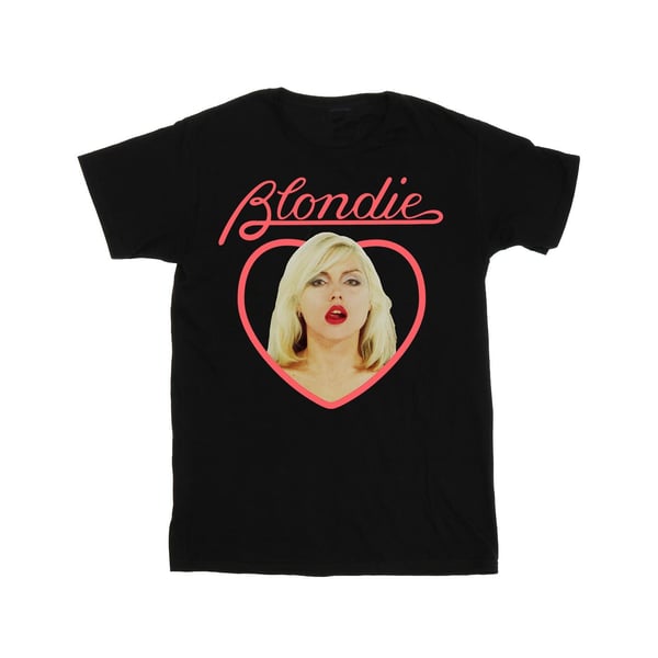 Blondie Womens/Ladies Heart Face Cotton Boyfriend T-Shirt