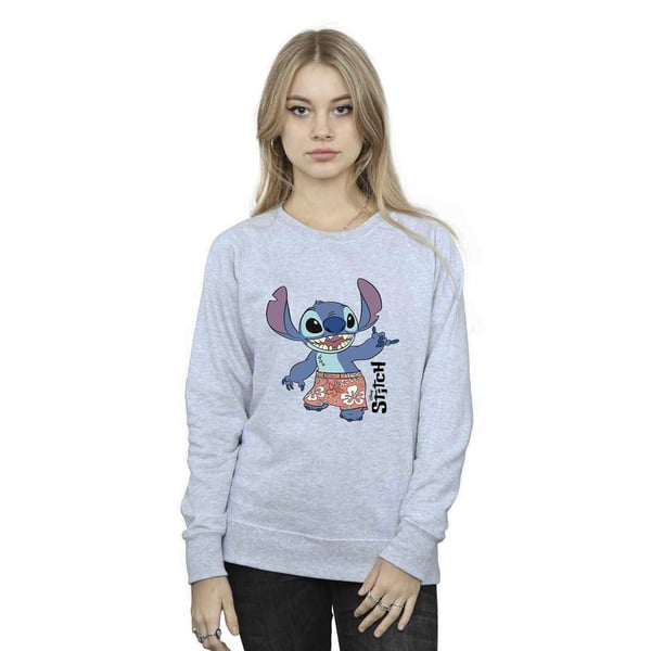 Disney Womens/Ladies Lilo & Stitch Bermuda Shorts Sweatshirt