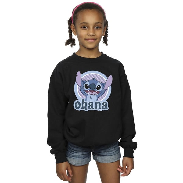 Disney Girls Lilo And Stitch Ohana Circle Sweatshirt