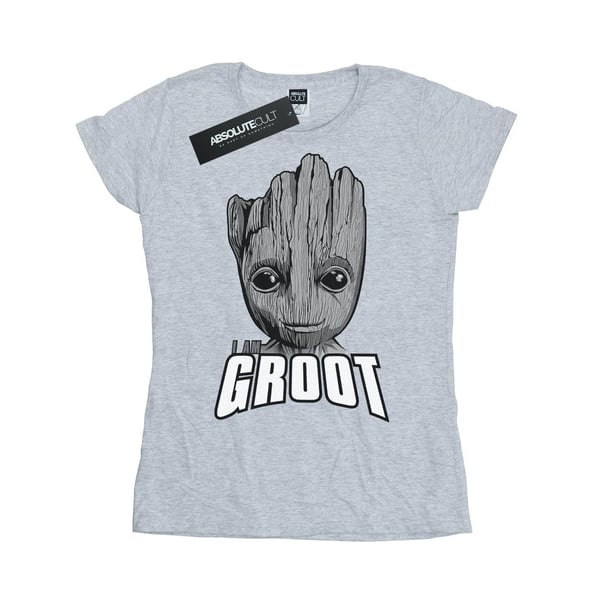 Marvel Dam/Dam Guardians Of The Galaxy Groot Ansikte T-Shirt i Bomull