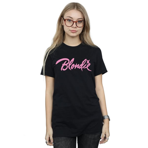 Blondie Womens/Ladies Classic Logo Cotton Boyfriend T-Shirt