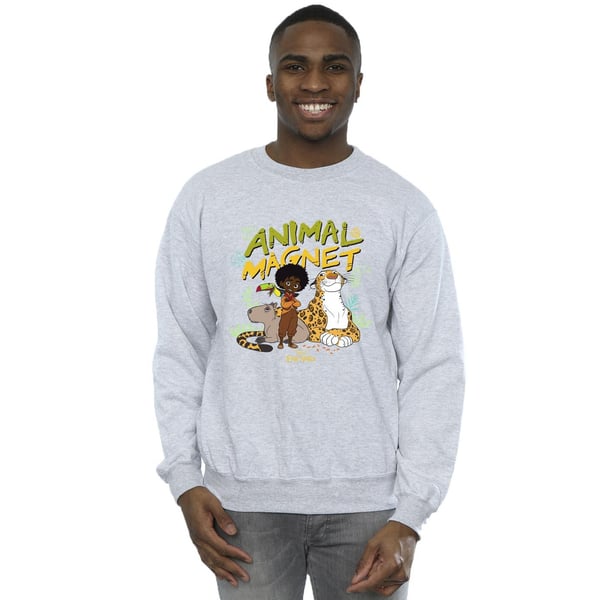 Disney Mens Encanto Animal Magnet Sweatshirt