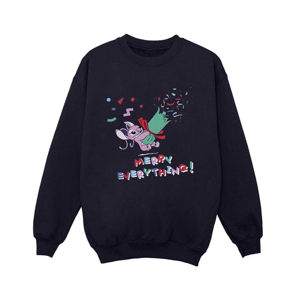 Disney Womens/Ladies Lilo And Stitch Angel Merry Everything Sweatshirt