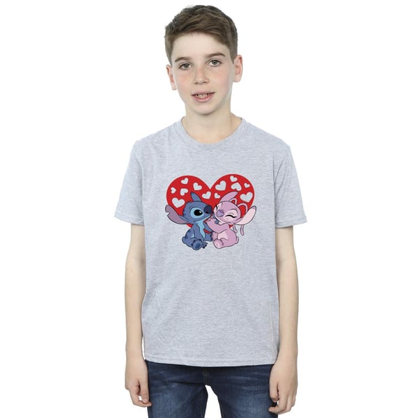 Disney Boys Lilo & Stitch Hearts T-Shirt