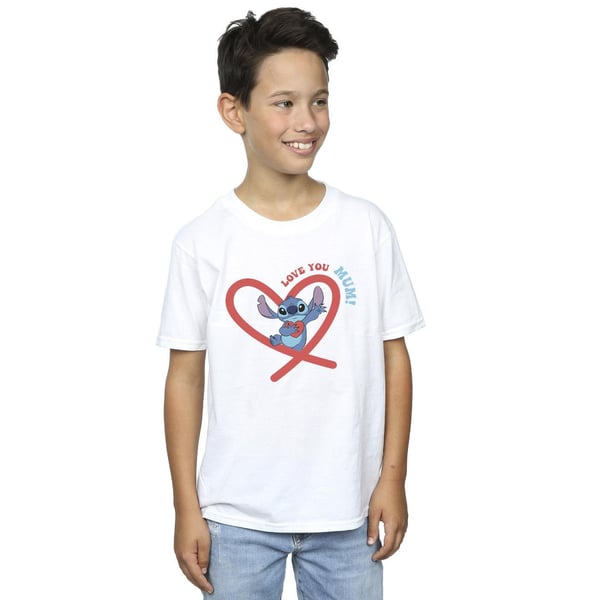 Disney Boys Lilo & Stitch Love You Mum T-Shirt