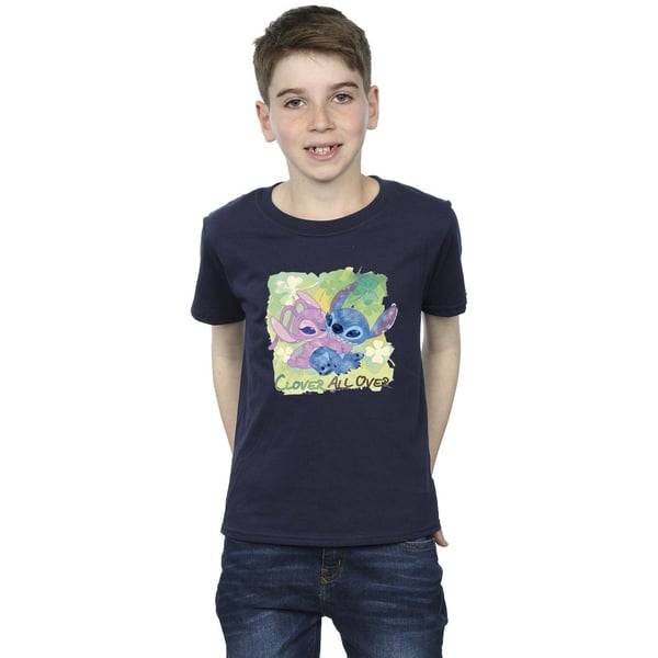 Disney Boys Lilo And Stitch St Patrick´s Day Clover T-Shirt