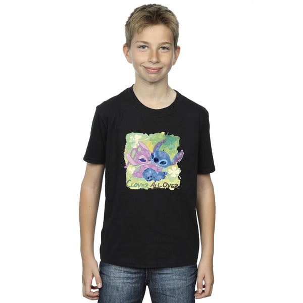 Disney Boys Lilo And Stitch St Patrick´s Day Clover T-Shirt