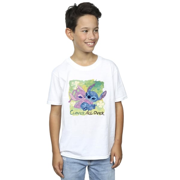 Disney Boys Lilo And Stitch St Patrick´s Day Clover T-Shirt