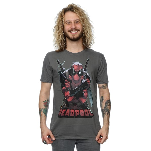 Marvel Herr Deadpool Redo För Action T-Shirt