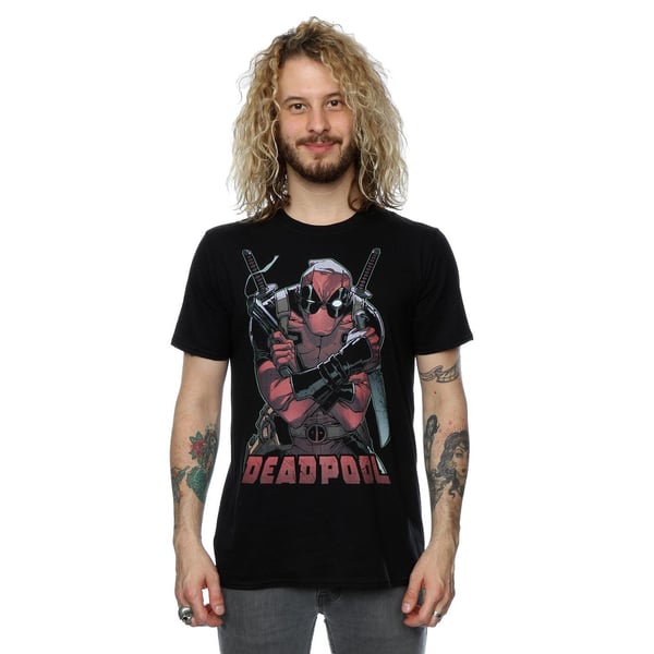 Marvel Herr Deadpool Redo För Action T-Shirt