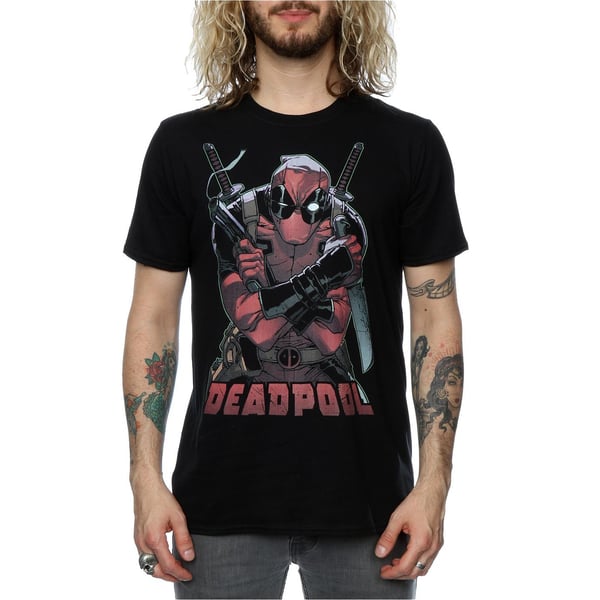 Marvel Herr Deadpool Redo För Action T-Shirt